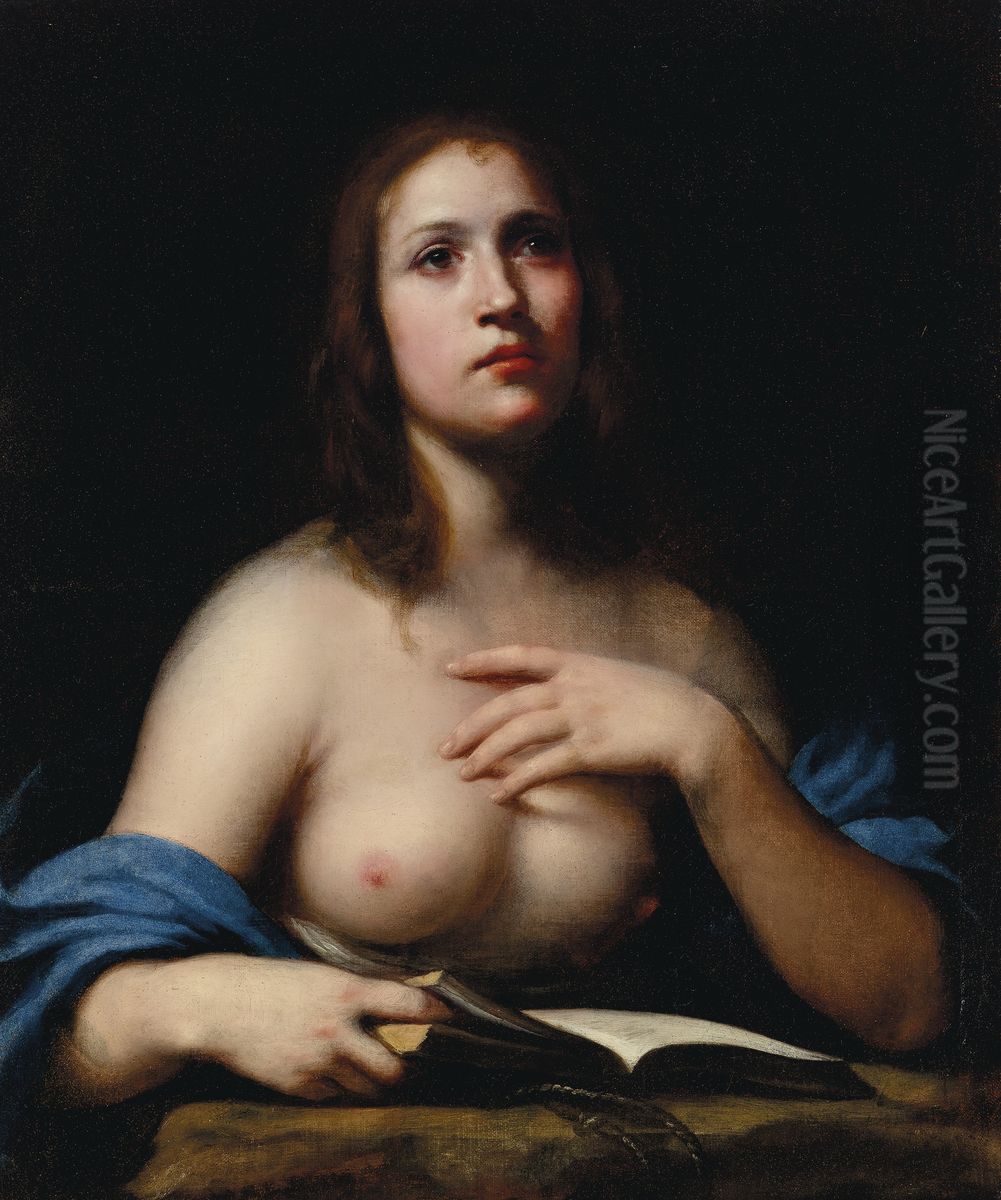 The Penitent Magdalene Oil Painting by Felice Ficherelli