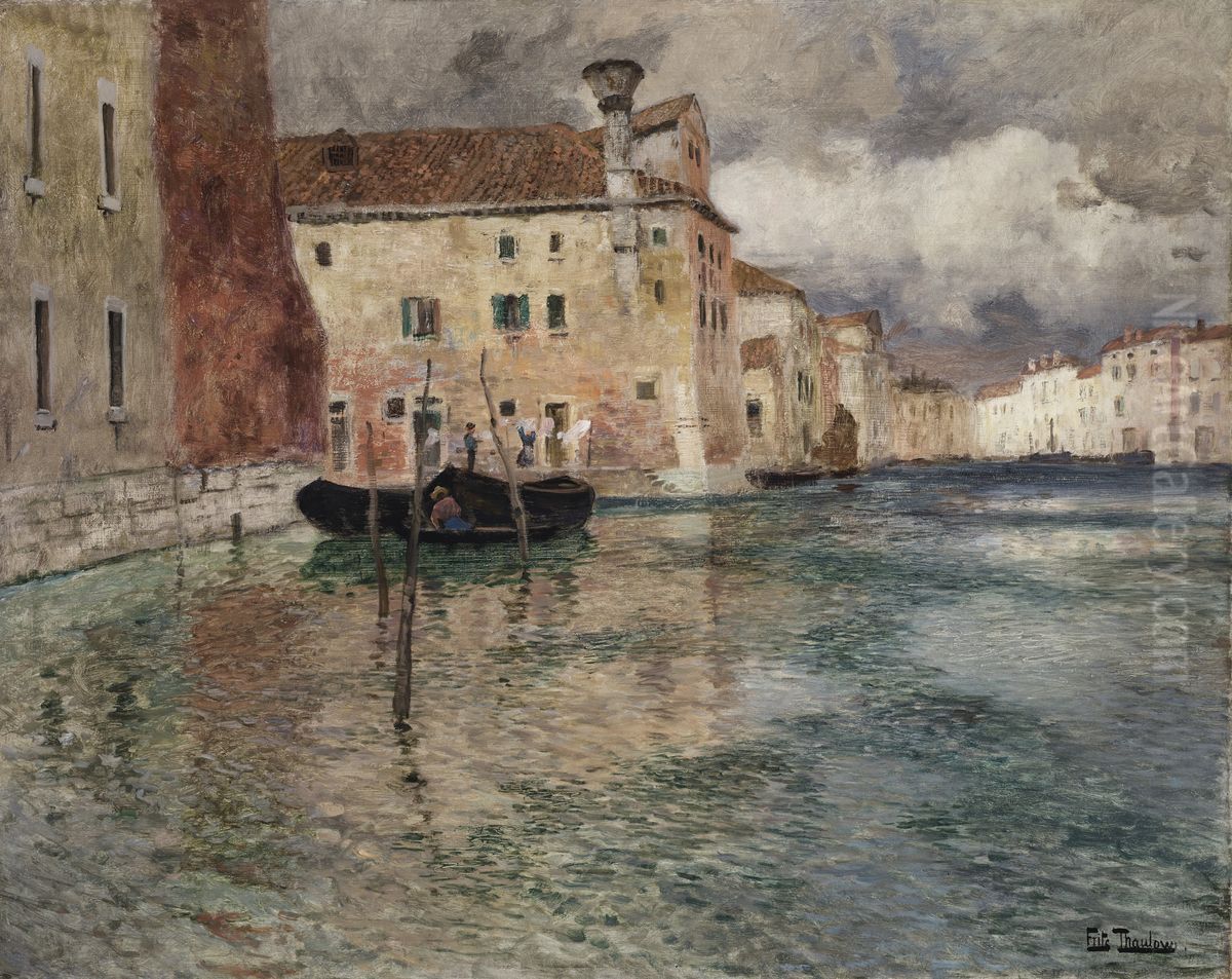 Venice Oil Painting by Frits Thaulow