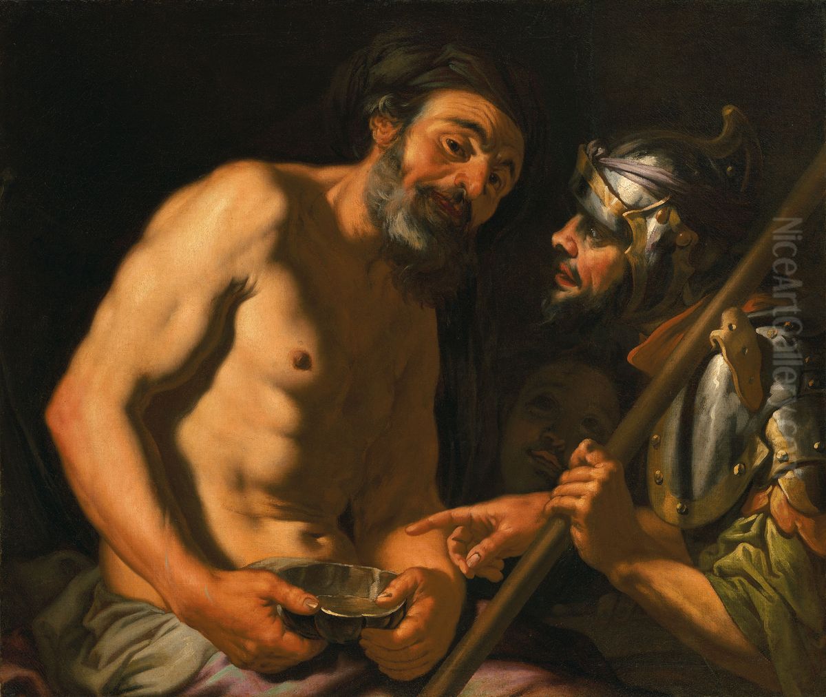 The Death of Socrates Oil Painting by Antonio Zanchi