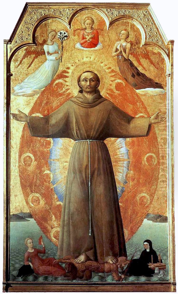 The Ecstasy of Saint Francis Oil Painting by Stefano di Giovanni