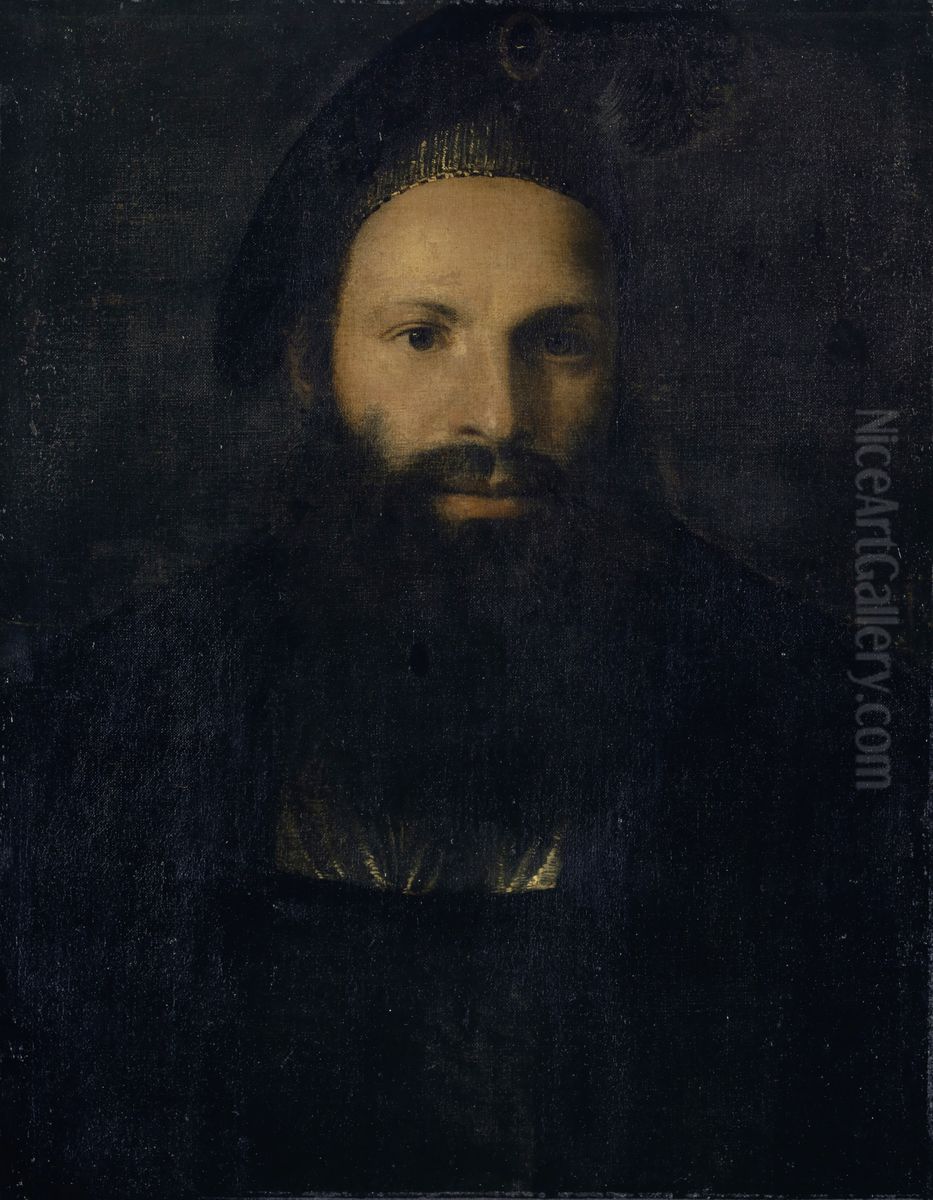 Portrait of Pietro Aretino Oil Painting by Titian