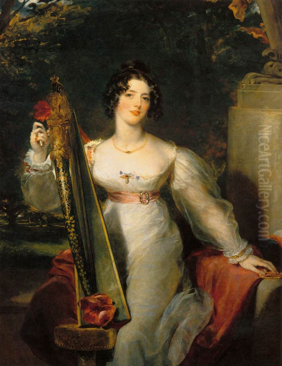 Portrait of Lady Elizabeth Conyngham. Oil Painting by Thomas Lawrence