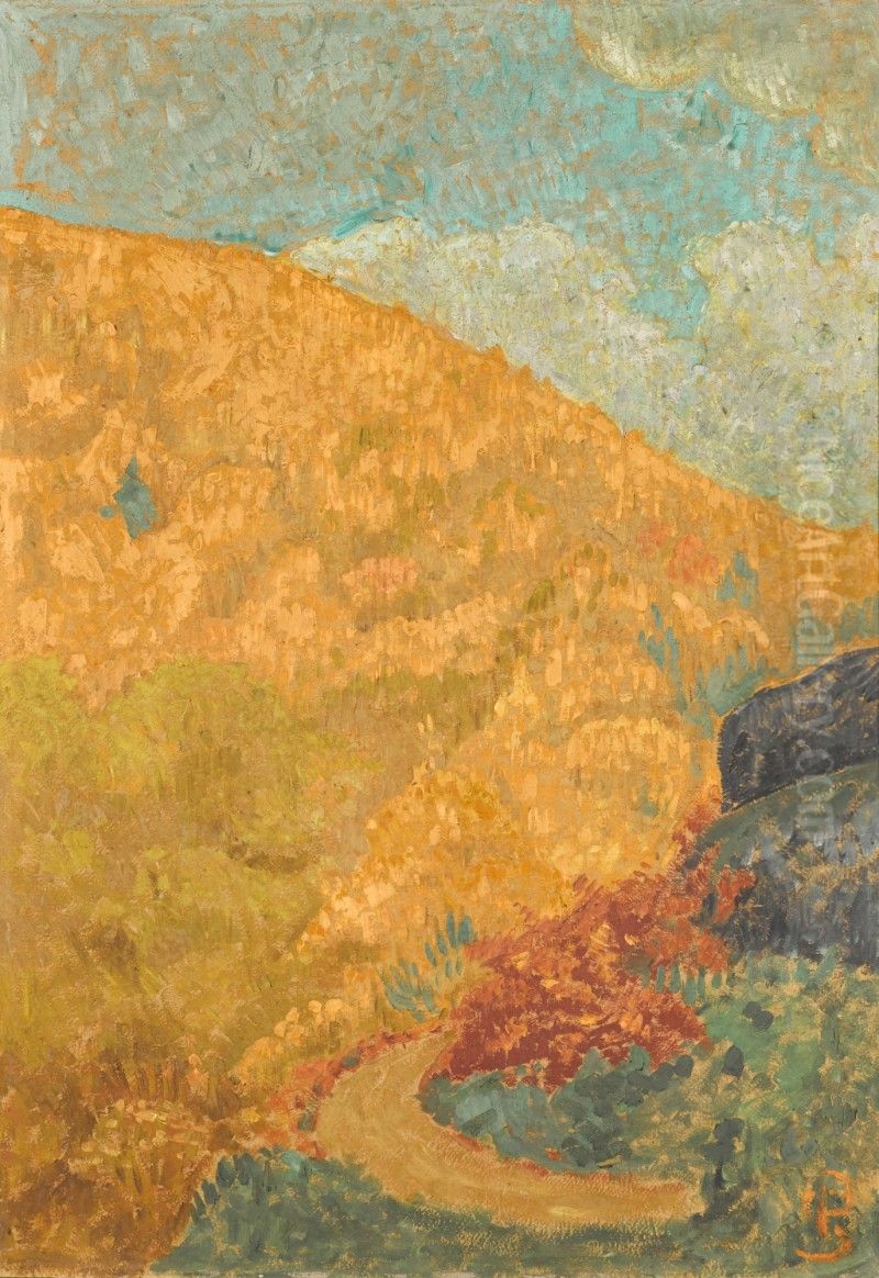 PAYSAGE D'AUTOMNE A CHATEAUNEUF Oil Painting by Paul Serusier