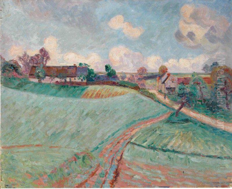 ROUTE DE DAMIETTE Oil Painting by Armand Guillaumin