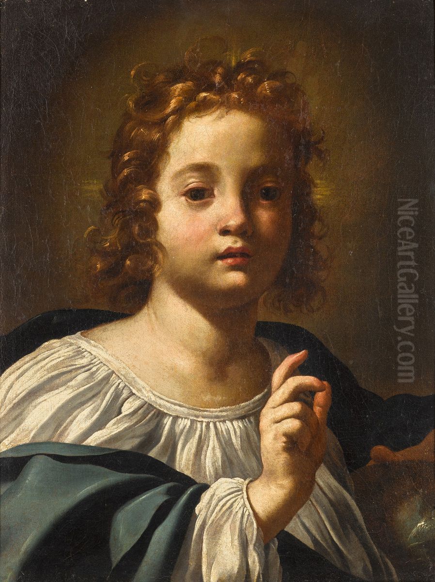 SALVATOR MUNDI Oil Painting by Charles Mellin