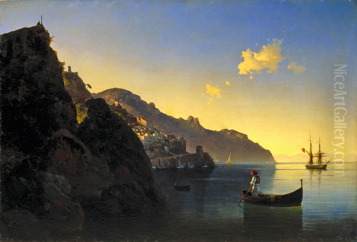 Coast of Oil Painting by Ivan Aivazovsky