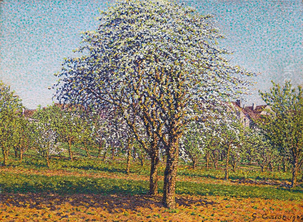 FLOREAL Oil Painting by Gustave Cariot