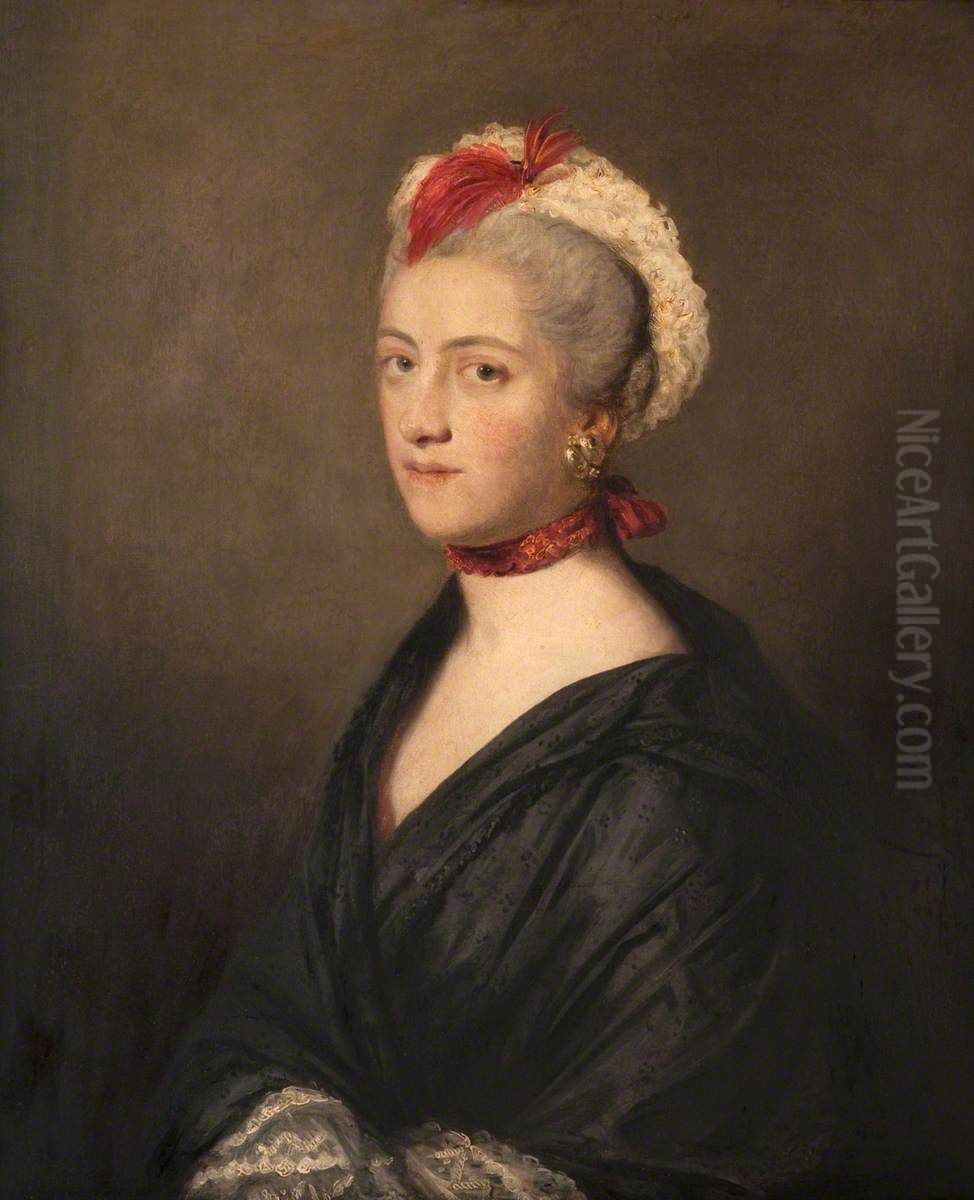 Mrs Anne Brudenell Oil Painting by Of Sir Joshua Reynolds