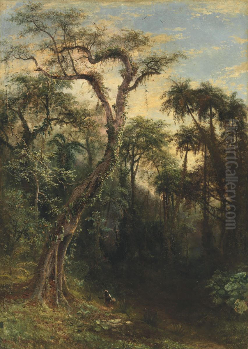 The Cuban Rainforest Oil Painting by Henri Cleenewerck