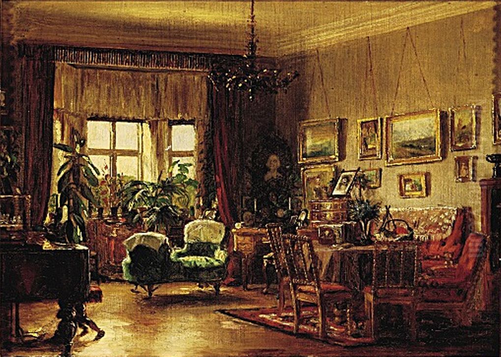 Interior. Oil Painting by Peder Severin Kroyer