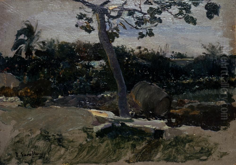 Garden, Valencia Oil Painting by Joaquin Sorolla