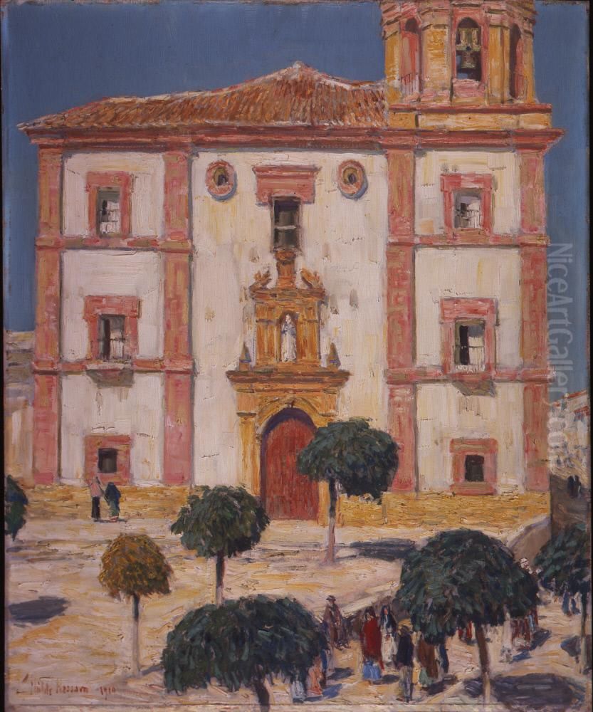 Church, Ronda Oil Painting by Childe Hassam