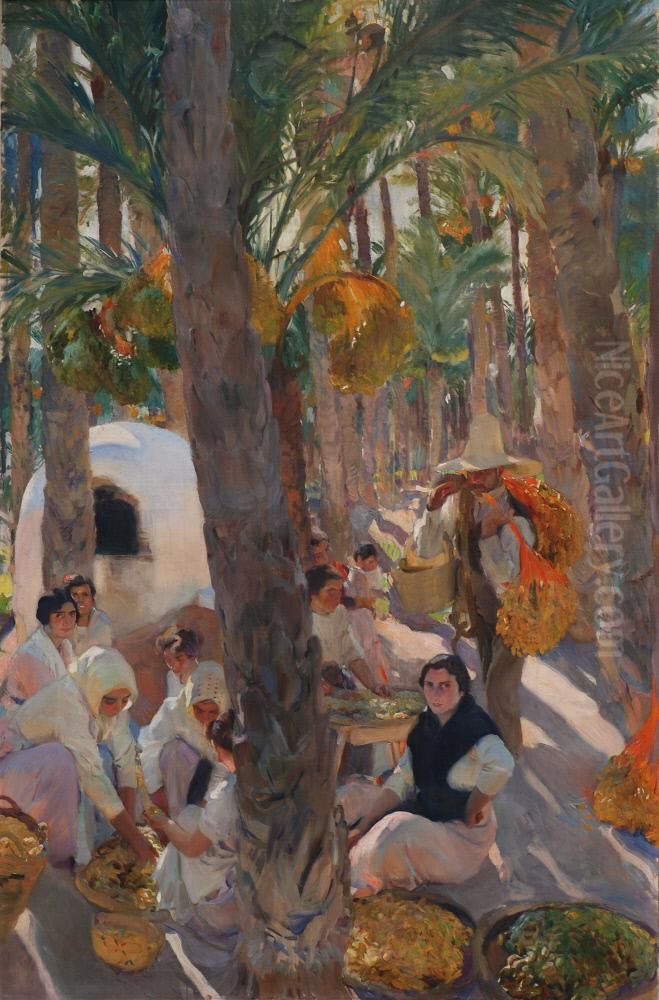 Elche Oil Painting by Joaquin Sorolla