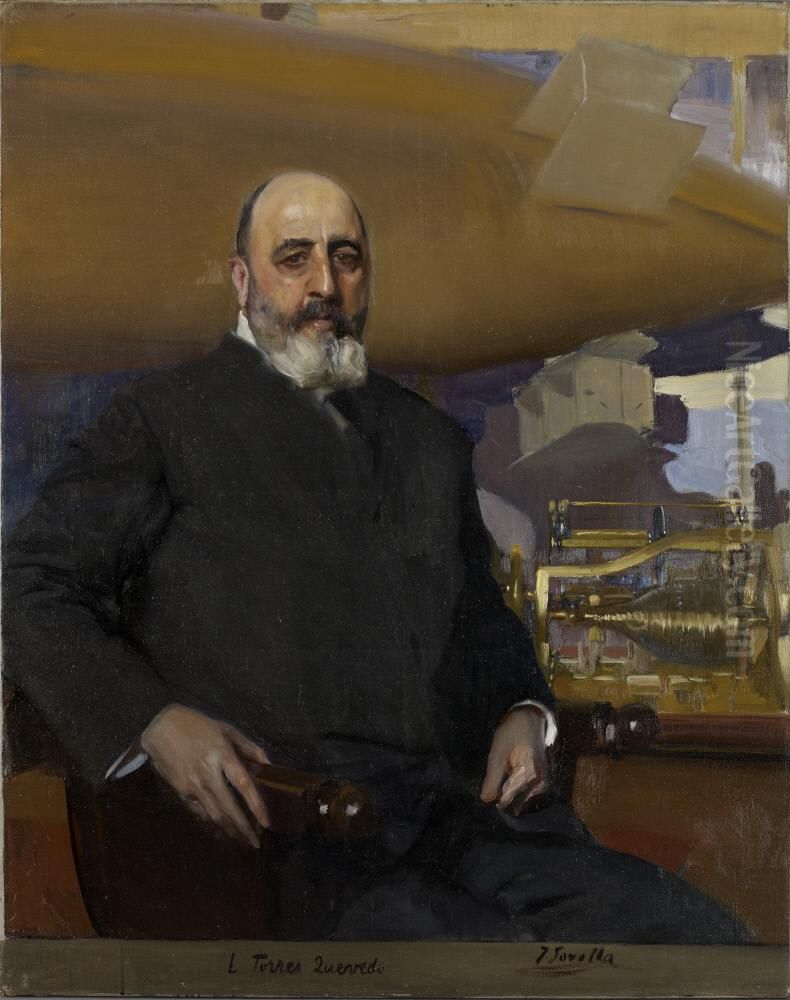 Leonardo Torres Quevedo Oil Painting by Joaquin Sorolla