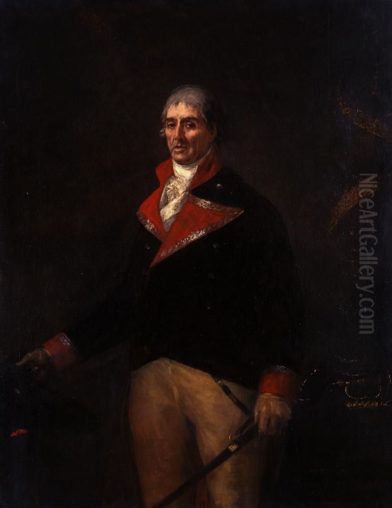 Alberto Foraster Oil Painting by Francisco Goya Fuendetodos