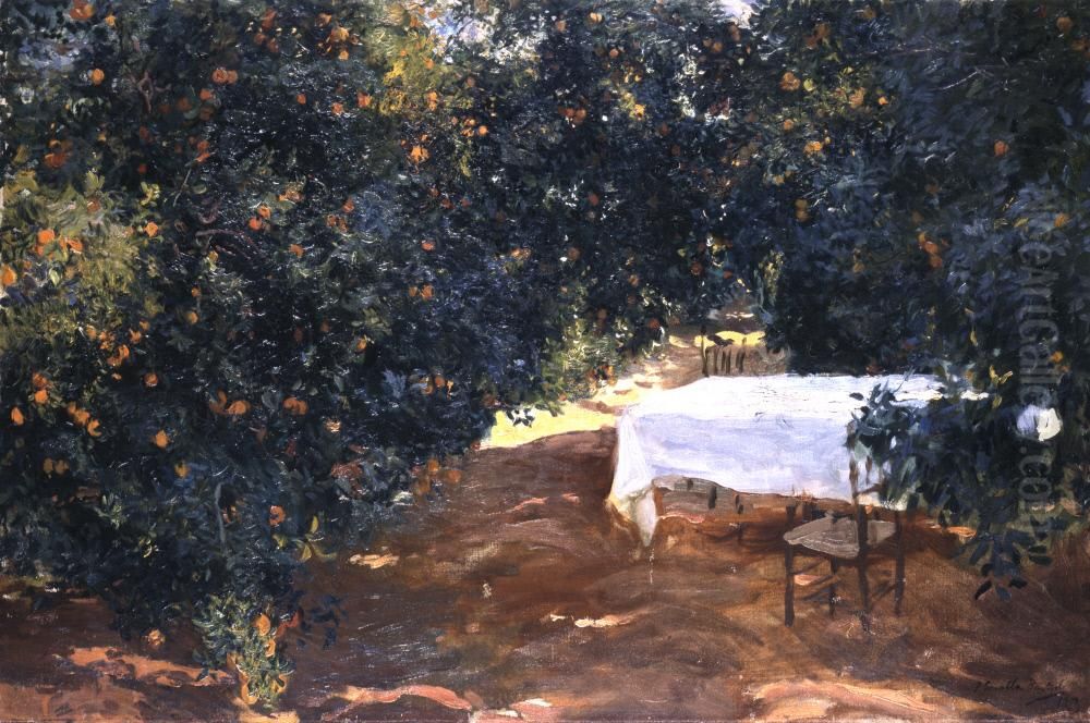 The Path in the Orange Grove, Alcira Oil Painting by Joaquin Sorolla