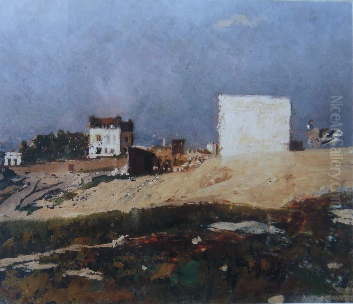 Paris. Montmartre. Oil Painting by Repin Iliya