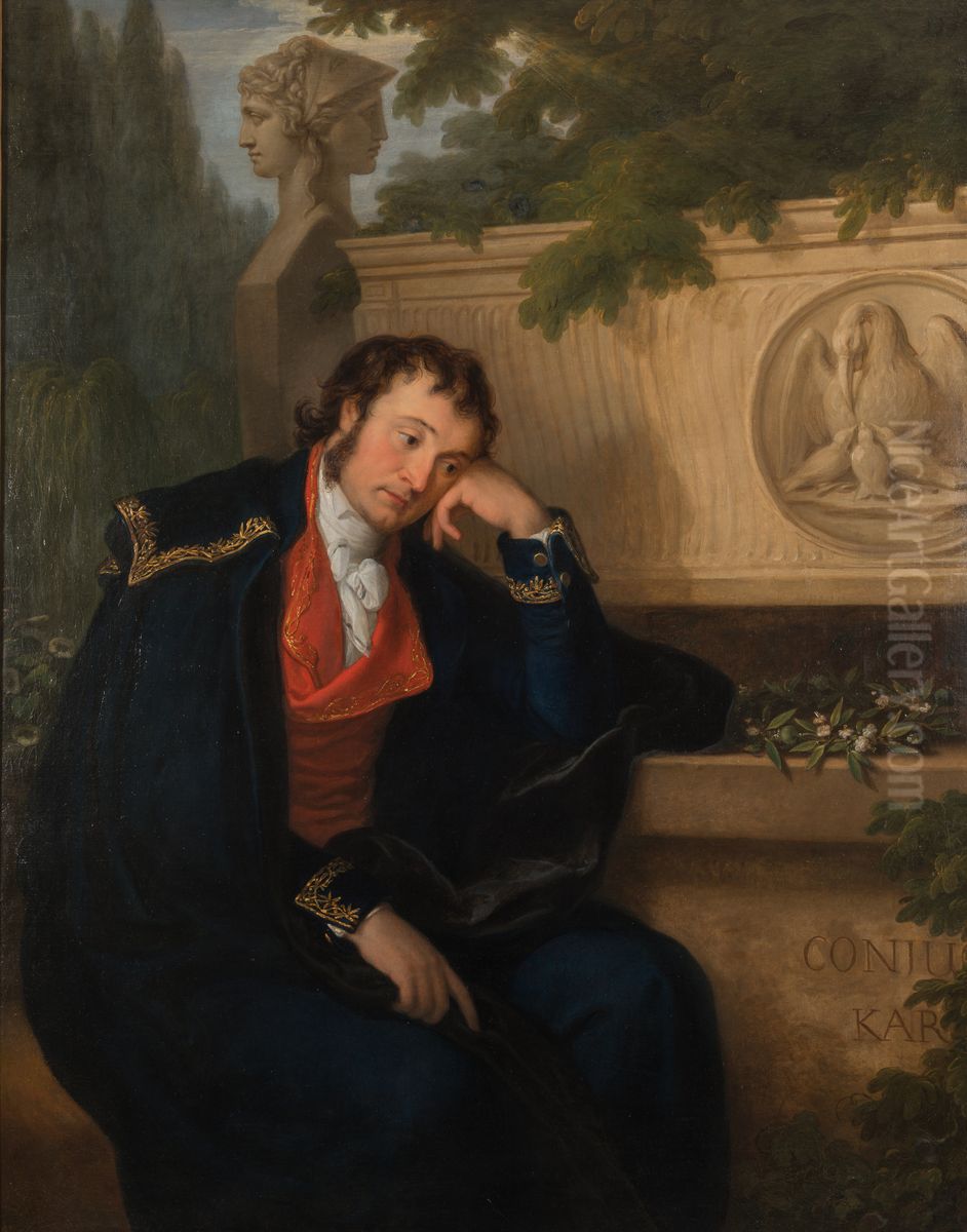 Portrait of Henri Reboul Oil Painting by Angelica Kauffmann