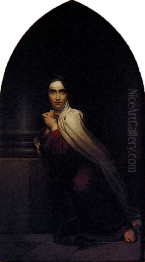 St Theresa Oil Painting by Francois Gerard