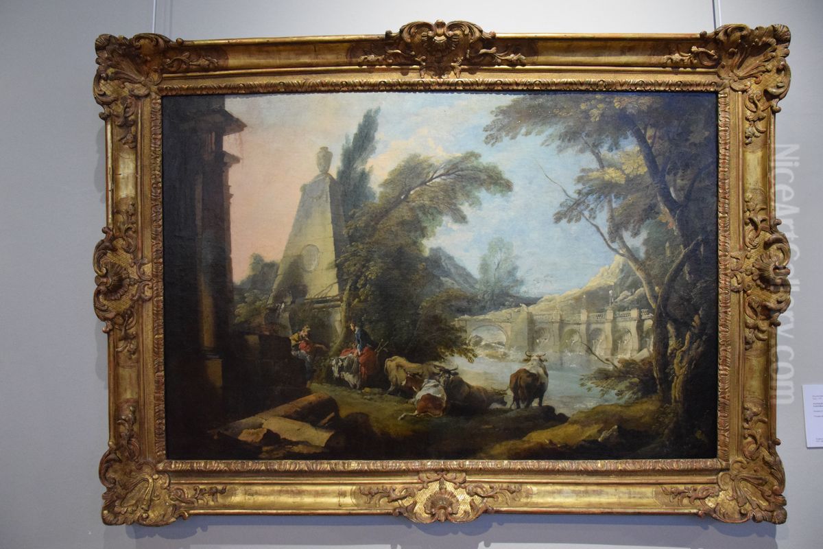 pastoral landscape Oil Painting by Francois Boucher
