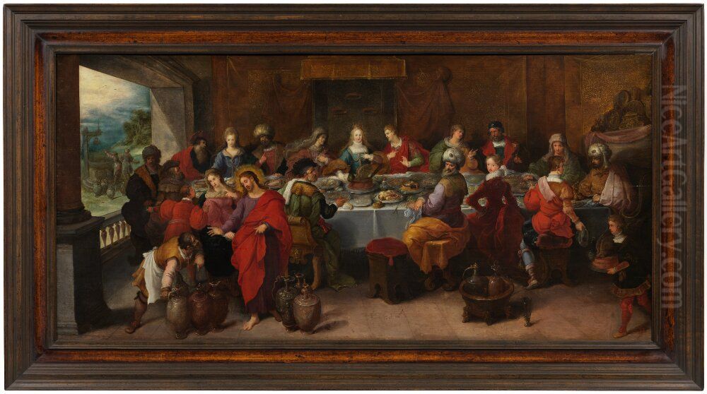 The Wedding at Cana Oil Painting by Frans Francken the Younger