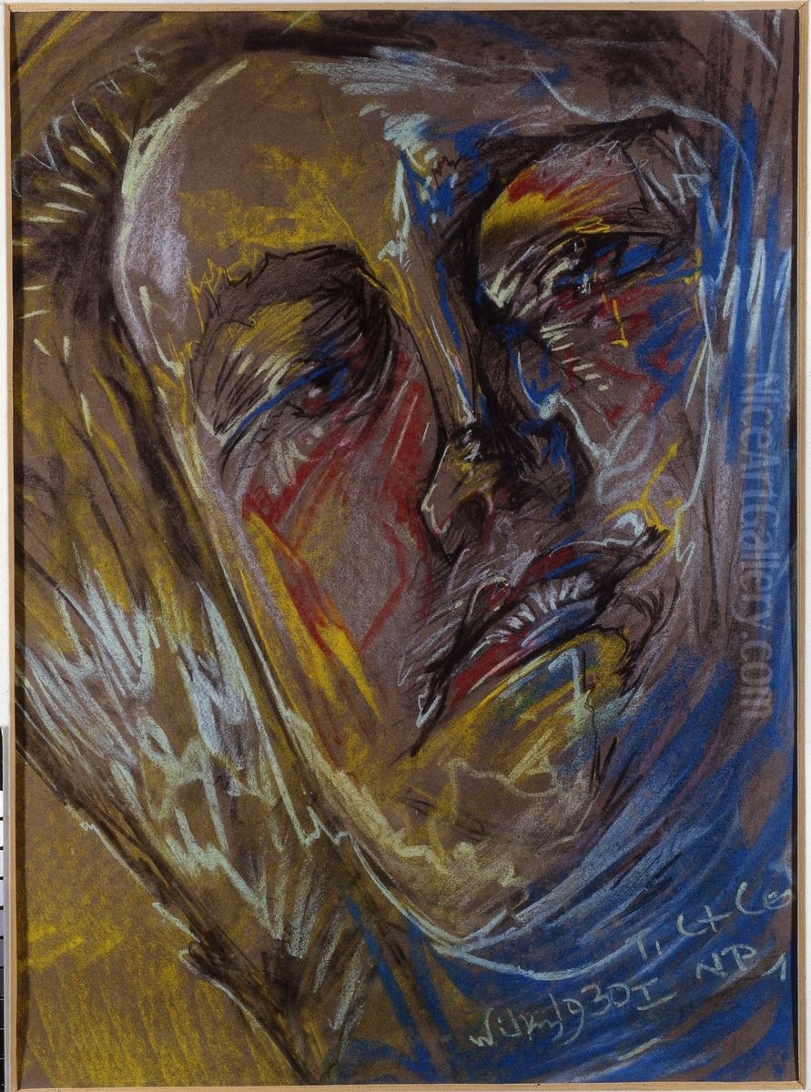 Portrait of Helena Bialynicka-Birula Oil Painting by Stanislaw Ignacy Witkiewicz (Witkacy)