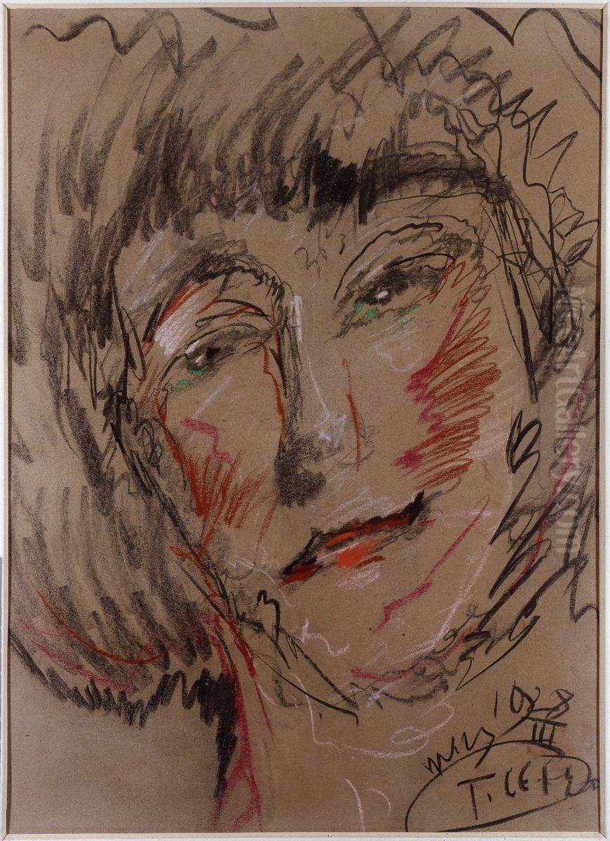 Portret Zofii Mohuczyny Oil Painting by Stanislaw Ignacy Witkiewicz (Witkacy)