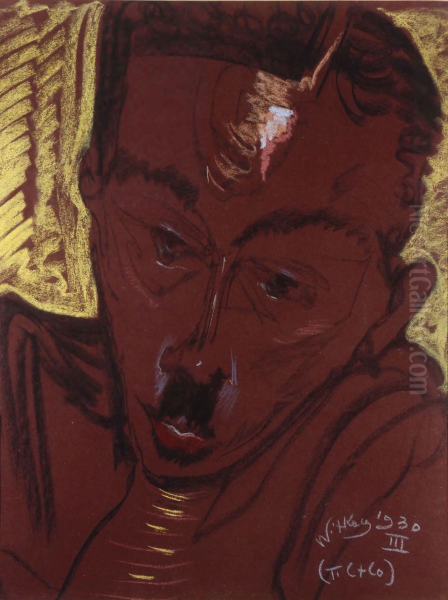 Portrait of Stefan Totwen Oil Painting by Stanislaw Ignacy Witkiewicz (Witkacy)