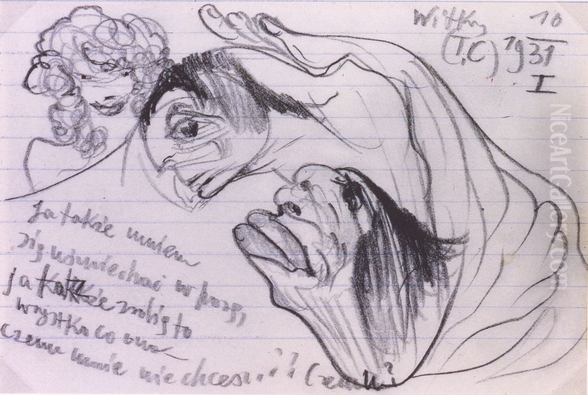 I also know how... Oil Painting by Stanislaw Ignacy Witkiewicz (Witkacy)