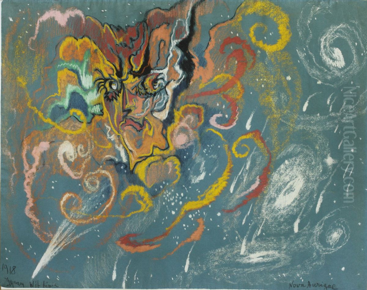 Nova Auriga Oil Painting by Stanislaw Ignacy Witkiewicz (Witkacy)