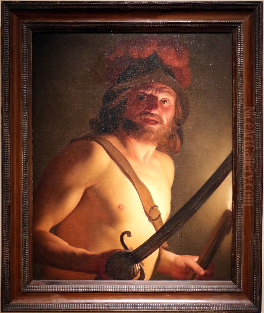 Mars, God of War Oil Painting by Gerard van Honthorst