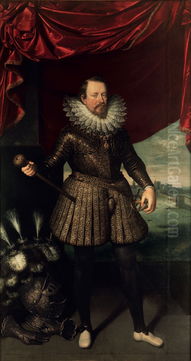 Portrait of Vincenzo I Gonzaga Oil Painting by Frans Pourbus the younger