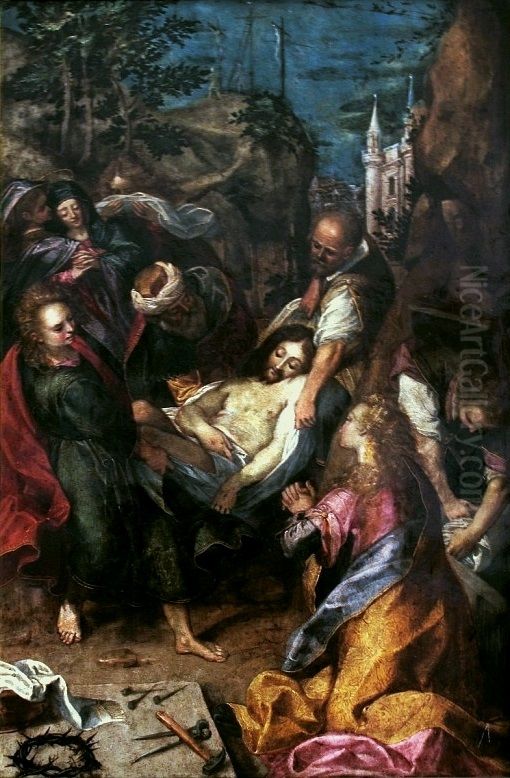 The Entombment. Oil Painting by Federico Barocci