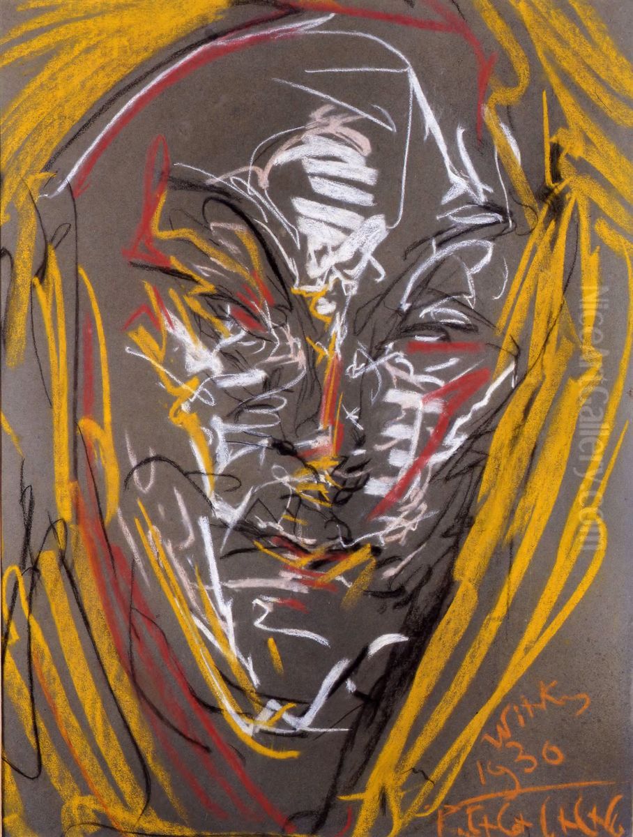 Portrait of Helena Bialynicka-Birula Oil Painting by Stanislaw Ignacy Witkiewicz (Witkacy)