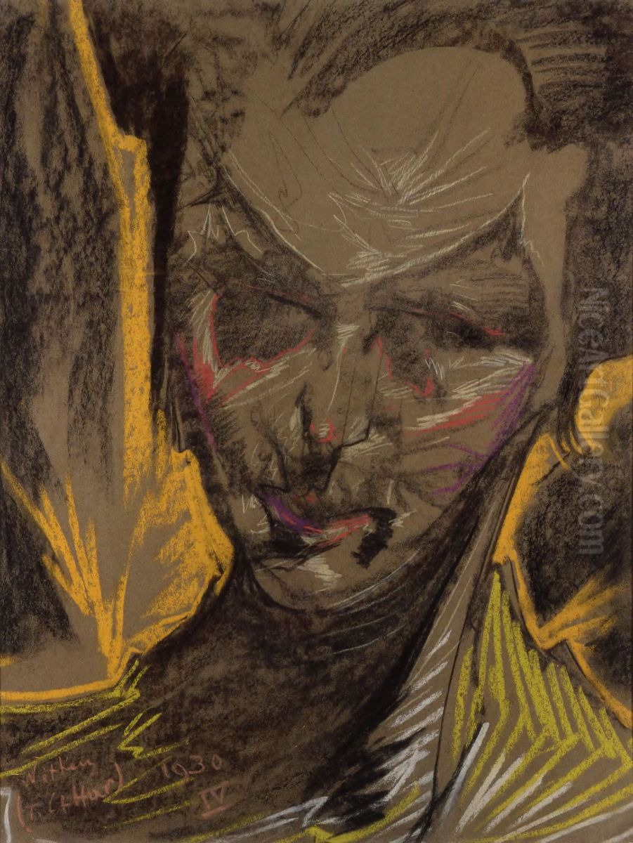 Portret Heleny Bialynickiej-Biruli Oil Painting by Stanislaw Ignacy Witkiewicz (Witkacy)