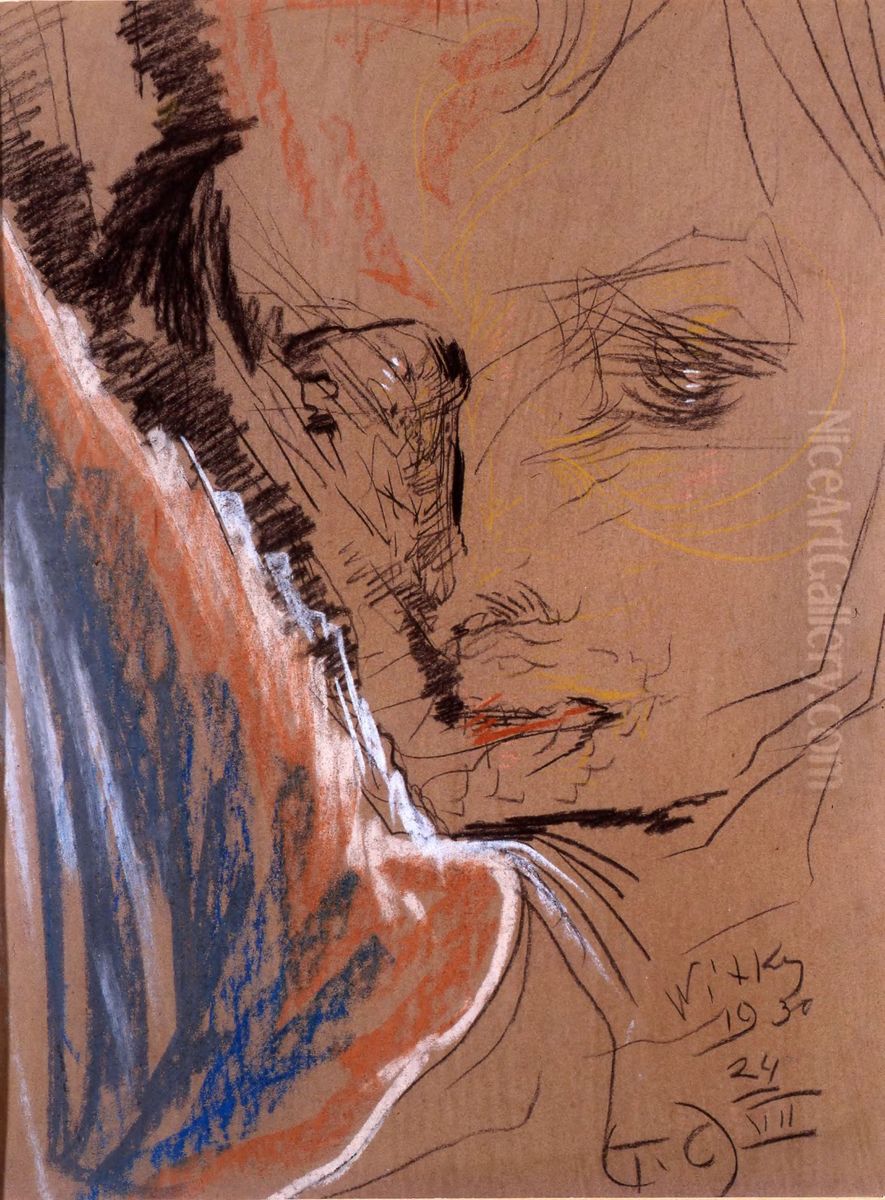 Portrait of Helena Bialynicka-Birula Oil Painting by Stanislaw Ignacy Witkiewicz (Witkacy)