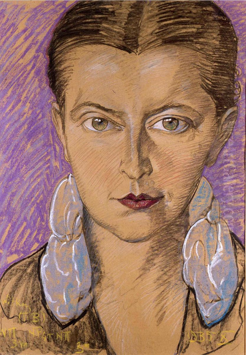 Portrait of Waleria Maria Glogowska Oil Painting by Stanislaw Ignacy Witkiewicz (Witkacy)