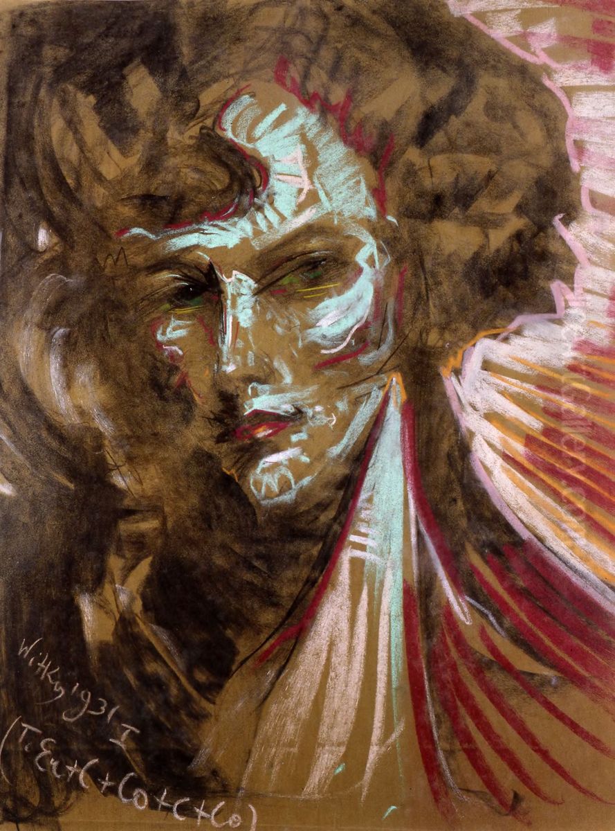 Portret Hanny Moesowny Oil Painting by Stanislaw Ignacy Witkiewicz (Witkacy)