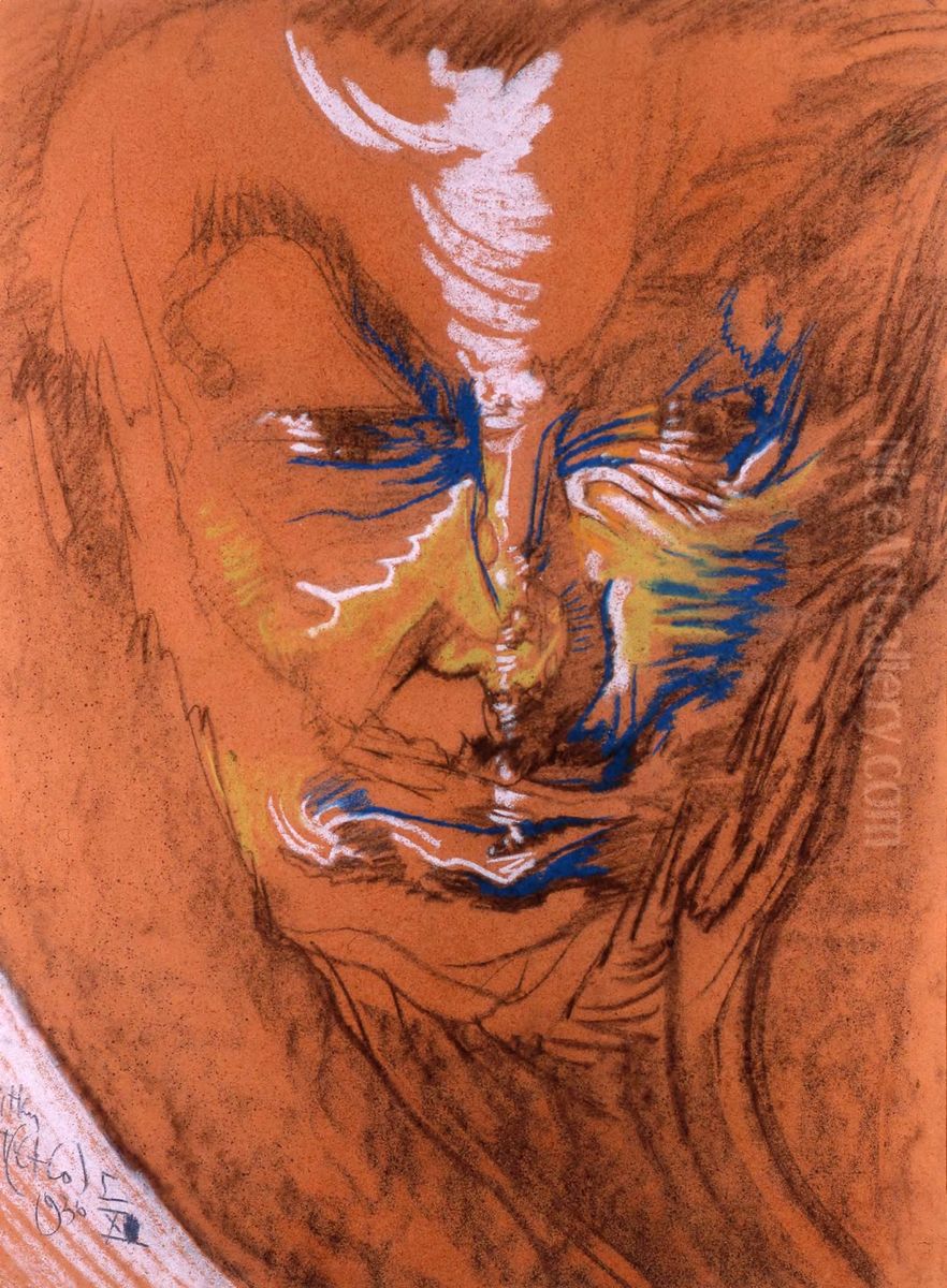 Portrait of Helena Bialynicka-Birula Oil Painting by Stanislaw Ignacy Witkiewicz (Witkacy)