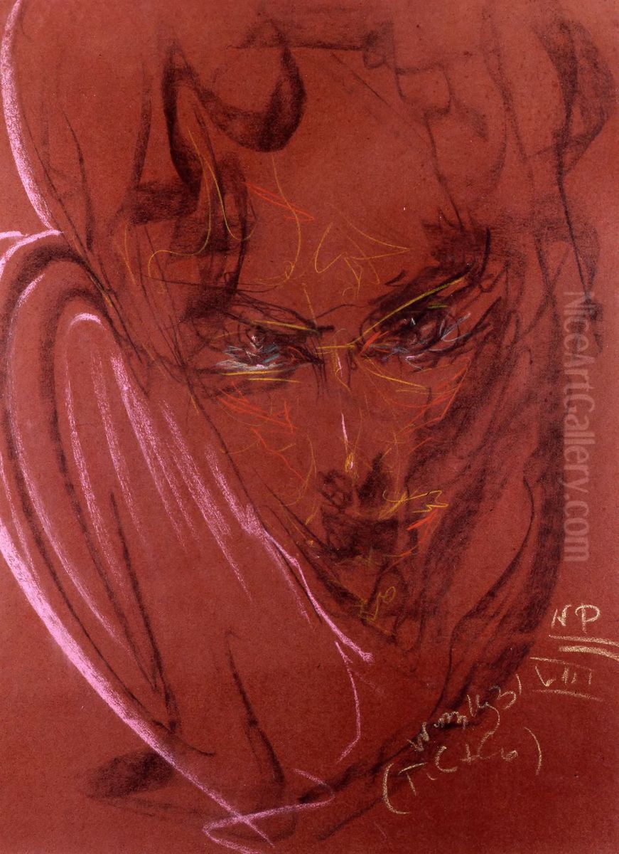 Portret kobiety Oil Painting by Stanislaw Ignacy Witkiewicz (Witkacy)