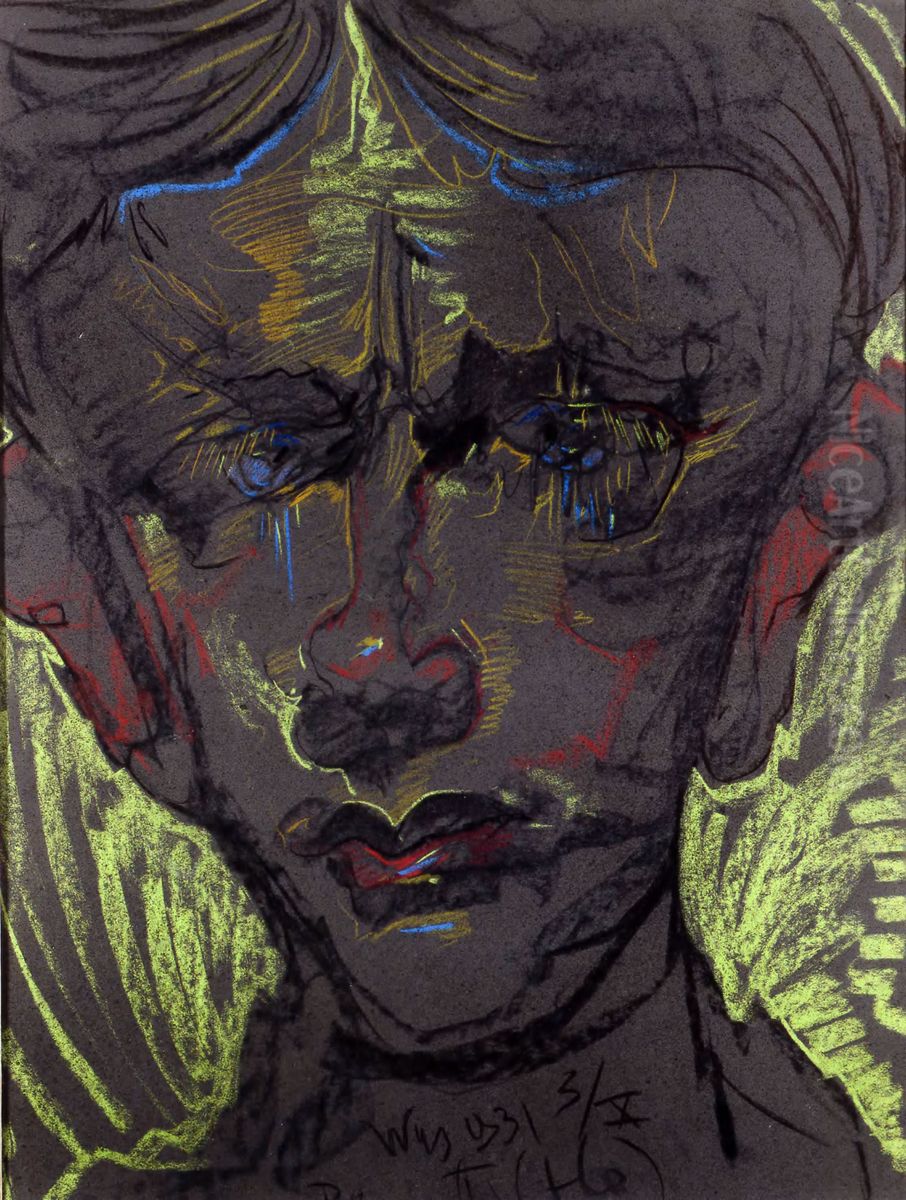 Portrait of Michal Choromanski Oil Painting by Stanislaw Ignacy Witkiewicz (Witkacy)