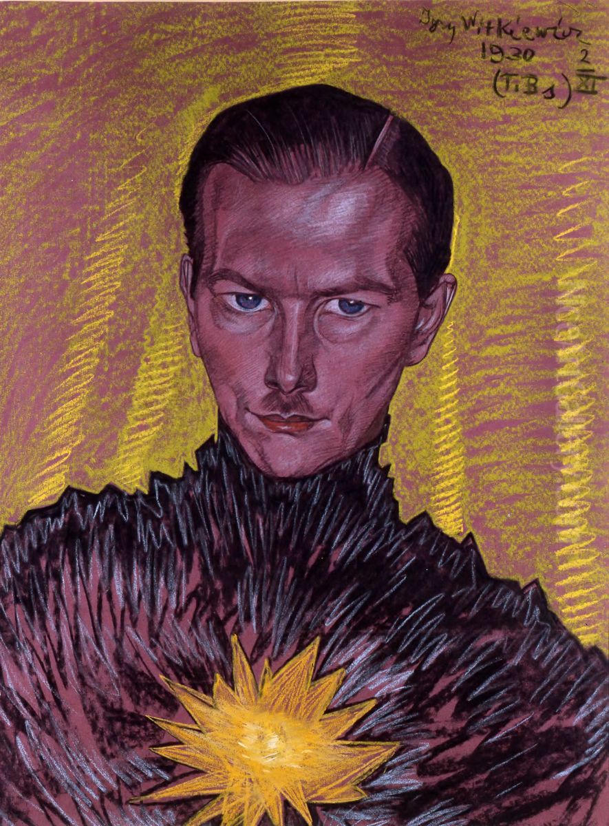 Portrait of Wlodzimierz Nawrocki Oil Painting by Stanislaw Ignacy Witkiewicz (Witkacy)