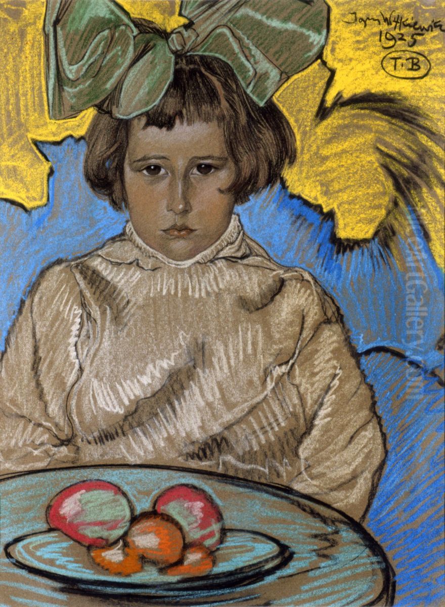 Portret Anny Nawrockiej Oil Painting by Stanislaw Ignacy Witkiewicz (Witkacy)