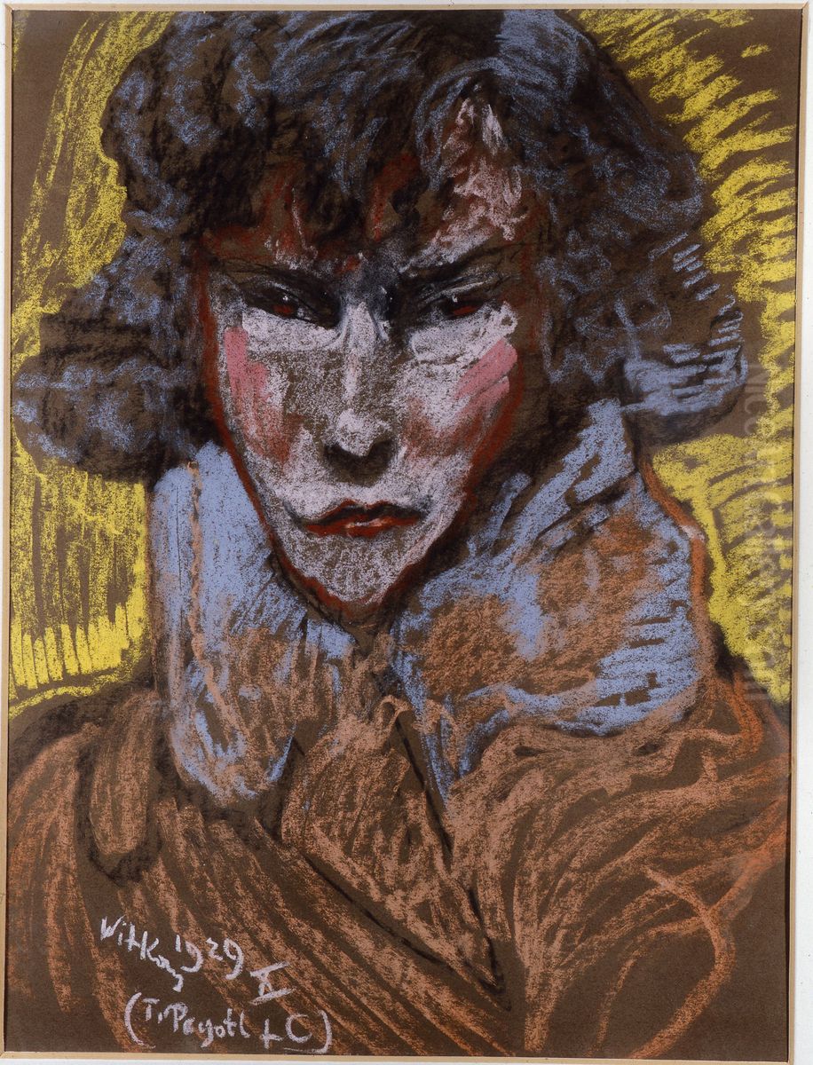 Portret Haliny Bylczynskiej Oil Painting by Stanislaw Ignacy Witkiewicz (Witkacy)