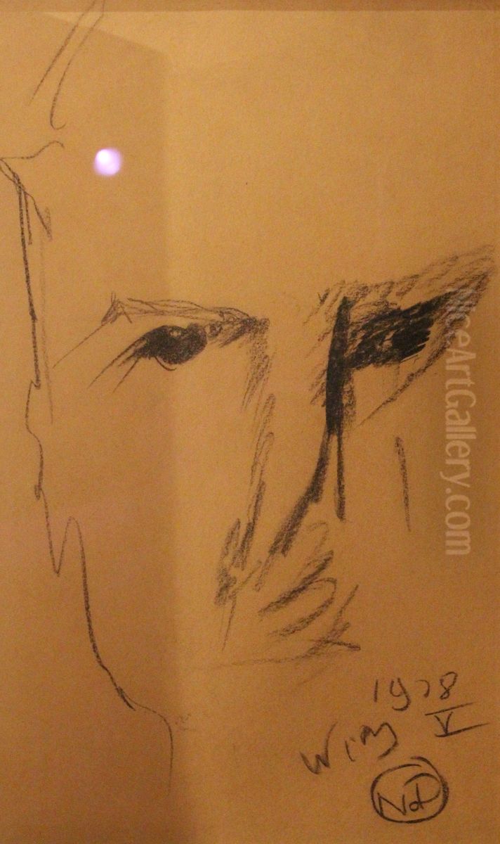 Portrait of Leopold Gebl Oil Painting by Stanislaw Ignacy Witkiewicz (Witkacy)