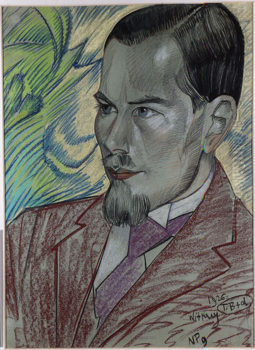 Portrait of Wlodzimierz Nawrocki Oil Painting by Stanislaw Ignacy Witkiewicz (Witkacy)