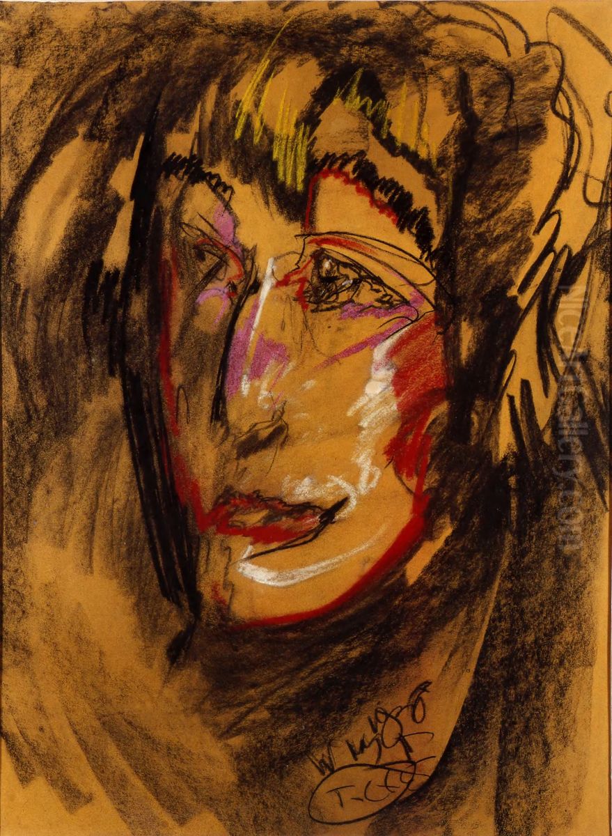 Portrait of Zofia Mohuczyna Oil Painting by Stanislaw Ignacy Witkiewicz (Witkacy)