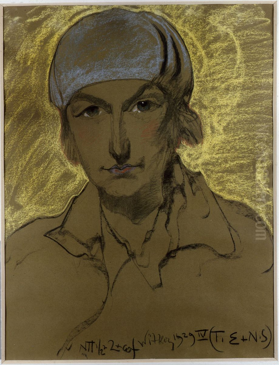 Portret Heleny Stachurskiej Oil Painting by Stanislaw Ignacy Witkiewicz (Witkacy)