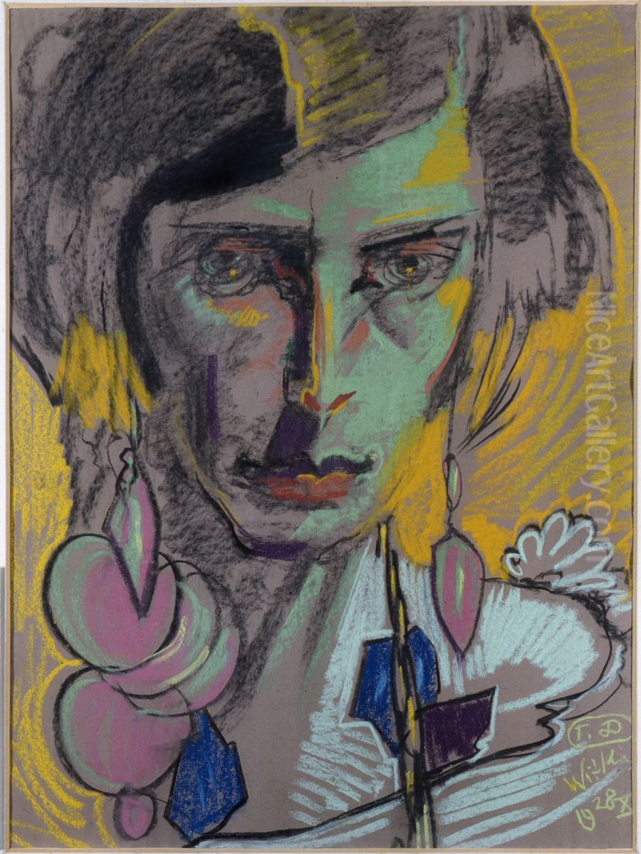 Portret Bohdana Filipowskiego. Oil Painting by Stanislaw Ignacy Witkiewicz (Witkacy)