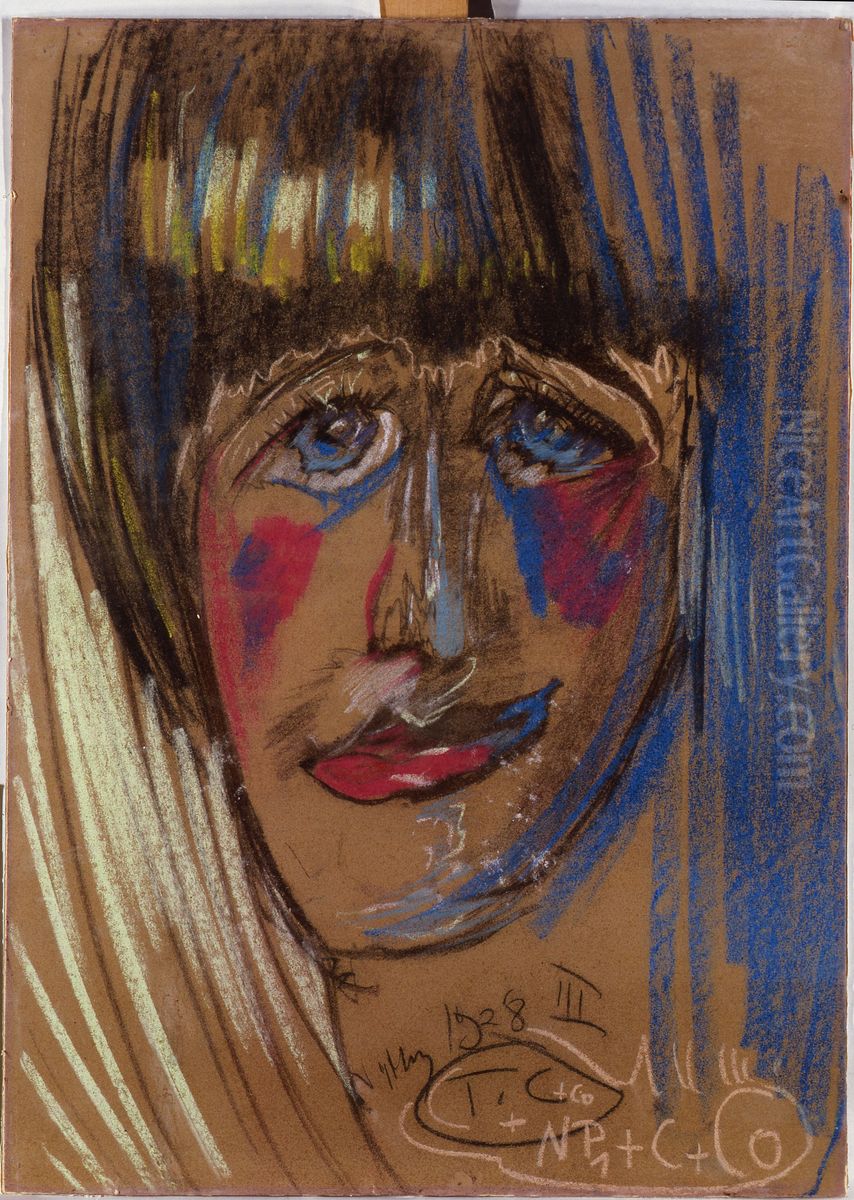 Portret Zofii Mohuczyny Oil Painting by Stanislaw Ignacy Witkiewicz (Witkacy)